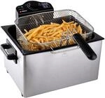 alpina Doppel Friteuse 5L WJ-801 - Fritteuse mit &Ouml;l 200W - Frit&ouml;se mit 3...