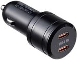 Voltcraft VC-PD40W-2C USB Ladeger&auml;t 40 W 2X USB-C&reg; USB PD Schwarz KFZ USB...