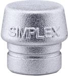 SIMPLEX-Einsatz, Weichmetall, silber | D=40 mm | 3209.040