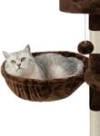 lionto Liegemulde f&uuml;r Kratzbaum, Katzenbett, &Oslash; 40 cm, Tiefe 15 cm, Braun