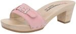 Berkemann / Peggy/Blassrosa Nubuk Leder/Art: 00200-285 / Damen Holzsandalen Gr. 7.5