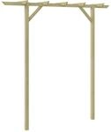 vidaXL Gartenlaube 200 x 40 x 205 cm Holz