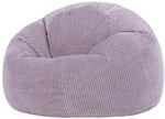 Icon Kingston Sitzsack Cord, Lila, Sitzsack Erwachsene mit F&uuml;llung, Bean Bag, Cord