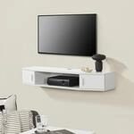 [en.casa] TV-Wandregal T&oslash;rring TV Wandboard mit 2 T&uuml;ren Fernsehunterschrank...