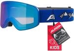 ALPINA FERNIE Q-LITE - Verspiegelte Skibrille f&uuml;r Kinder,...