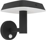 EGLO LED Wandlampe au&szlig;en Dreoli, Outdoor Solarlampe mit Bewegungsmelder