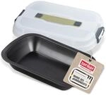 Zenker Bake, Click & Go Dessert- und Auflaufform mit Haube &ndash; 34 x 24,5 x 8 cm &ndash;