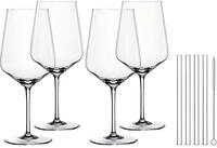 Nachtmann Cocktail/Spritz Set/4 + 4 Glastrinkhalme 7608/8tlg Tastes Good [SET4]...