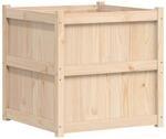 vidaXL Pflanzk&uuml;bel, Quadratisch Blumenk&uuml;bel mit gro&szlig;em Fassungsverm&ouml;gen,