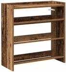 vidaXL Schuhregal Altholz-Optik 60x25x62 cm Holzwerkstoff
