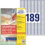 AVERY Zweckform L4731REV-65 Universal-Etiketten (9.450 plus 2.835 Klebeetiketten