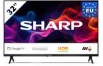 SHARP 32GF2265E - 32 Zoll Fernseher (80 cm) HD Ready Google TV - Gaming & Streaming