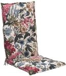Hochlehner-Stuhlauflage Blumenmuster &ndash; Sitzauflage 120 x 50 x 7 cm &ndash;...