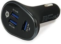 Conceptronic CARDEN06B Car Charger 3-Port 31.5W Zigarettenanz&uuml;nder