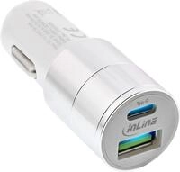 InLine 31502W USB KFZ Stromadapter Quick Charge 3.0, 12/24VDC zu 5V DC/3A,...