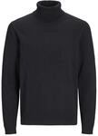 JACK & JONES Male Rollkragenpullover Einfarbig Rollkragenpullover