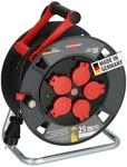 Brennenstuhl Professional Kabeltrommel 300 KU 2200, 25m | Kabel in schwarz, aus