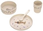L&Auml;SSIG Kindergeschirr Set (Teller, Becher, Sch&auml;lchen, L&ouml;ffel) ohne , BPA-frei,