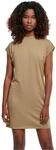 Urban Classics Damen Ladies Turtle Extended Shoulder Dress Kleid, Khaki, XS EU