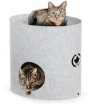 CanadianCat Company | Owen-Tower XL ca. 50cm | Etagen-Filzbett mit Kratzb&ouml;den...