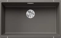 BLANCO SUBLINE 700-U | Granitsp&uuml;le aus SILGRANIT vulkangrau | Einbauart: Unterbau 