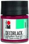 Marabu 11300005032 - Decorlack Acryl Karminrot 032, 50 ml, hochgl&auml;nzender Acryllack