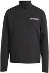 adidas Damen Terrex Multi Climacool Half Zip Long Sleeve Shirt, Black, XXS