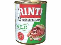 Rinti Pur Kennerfleisch Wild für Hunde, 1er Pack (1 x 800 g)