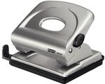 Rapid 21835502 Locher (25 Blatt, Anschlagschiene mit Formatvorgaben, Metall, FMC25)