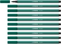 STABILO - Premium-Filzstift - Pen 68-10er Pack - blaugr&uuml;n