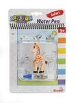 Simba 106334635 Art & Fun Wasser-Malbuch Safari inkl. Giraffen-Figur - Malen mit dem