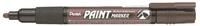 Pentel MMP20-EO Permanent-Marker 2,0 mm Rundspitze Lackmarker, 1 St&uuml;ck, braun