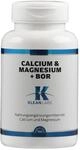 Klean Labs - Calcium & Magnesium + Bor - 100 Tabletten - vegan, ohne Gentechnik...