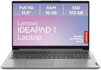 Lenovo IdeaPad 1 Laptop | 15.6" Full HD Display | AMD Ryzen 5 7520U | AMD Radeon