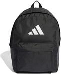 adidas Unisex Classic 3Bars Backpack, Black/White, One Size