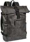 camel active Herren Rucksack mit strukturierter Optik Schwarz, Menswear-L