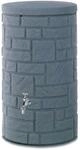 Regentonne anthrazit Regenwassertank Arcado 230 Liter aus UV- und