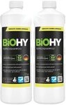 BiOHY Teppichshampoo (2 x 1 liter) | Teppichreiniger Konzentrat | ideal gegen