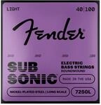 Fender Saitensatz f&uuml;r E-Bass7250L (040/100) - vernickelt,0737250403