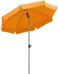 Schneider Sonnenschirm Locarno, Mandarine, 150 cm rund, Gestell Stahl, Bespannung