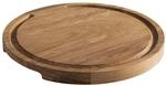 APS 755 Servierbrett PIZZA aus ge&ouml;ltem Eichenholz, Pizzateller &Oslash; 24 cm, Pizzabrett