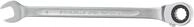 STAHLWILLE 17 8 Ratschen-Ringmaulschl&uuml;ssel Open-Ratch 8 mm l abgewinkelte...