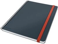 Leitz karierter Collegeblock mit Hardcover, gro&szlig;es B5-Format (Tablet, iPad), 80