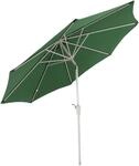 Mendler Sonnenschirm N19 Polyester/Alu &Oslash; 3m - gr&uuml;n