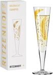 RITZENHOFF 1071042 Champagnerglas 200 ml - Serie Goldnacht Nr. 42 - Designerst&uuml;ck