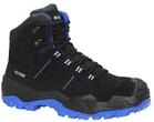ELTEN QUENTIN black-blue Mid ESD S3S, Sicherheitsschuhe f&uuml;r Damen+Herren, leicht,