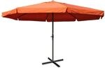 Sonnenschirm Meran Pro, Gastronomie Marktschirm mit Volant &Oslash; 5m Polyester/Alu...