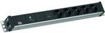 BACHMANN 19" 1,5HE 5xCEE7/3 1xGVS-Plus 2,0m CEE7/7