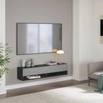 [en.casa] TV Lowboard Halmstad TV Schrank h&auml;ngend 140 x 31 x 30 cm...