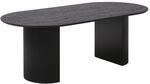 House Nordic Esstisch, Dunkelbraun, 100 x 210 x 75 cm